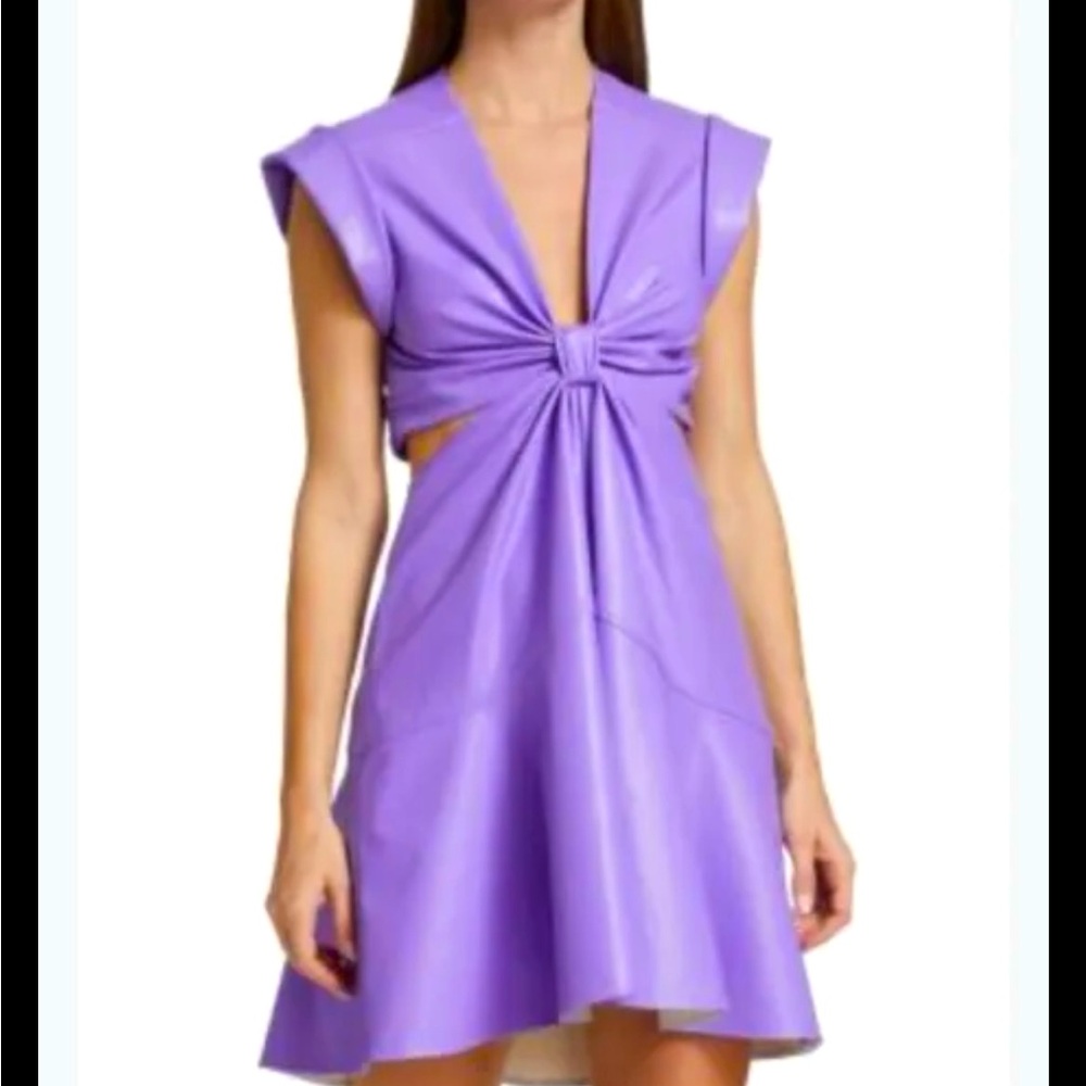 ALC purple cut out mini dress